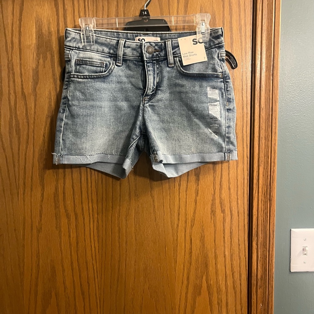 SO Women's Denim Shorts - Blue